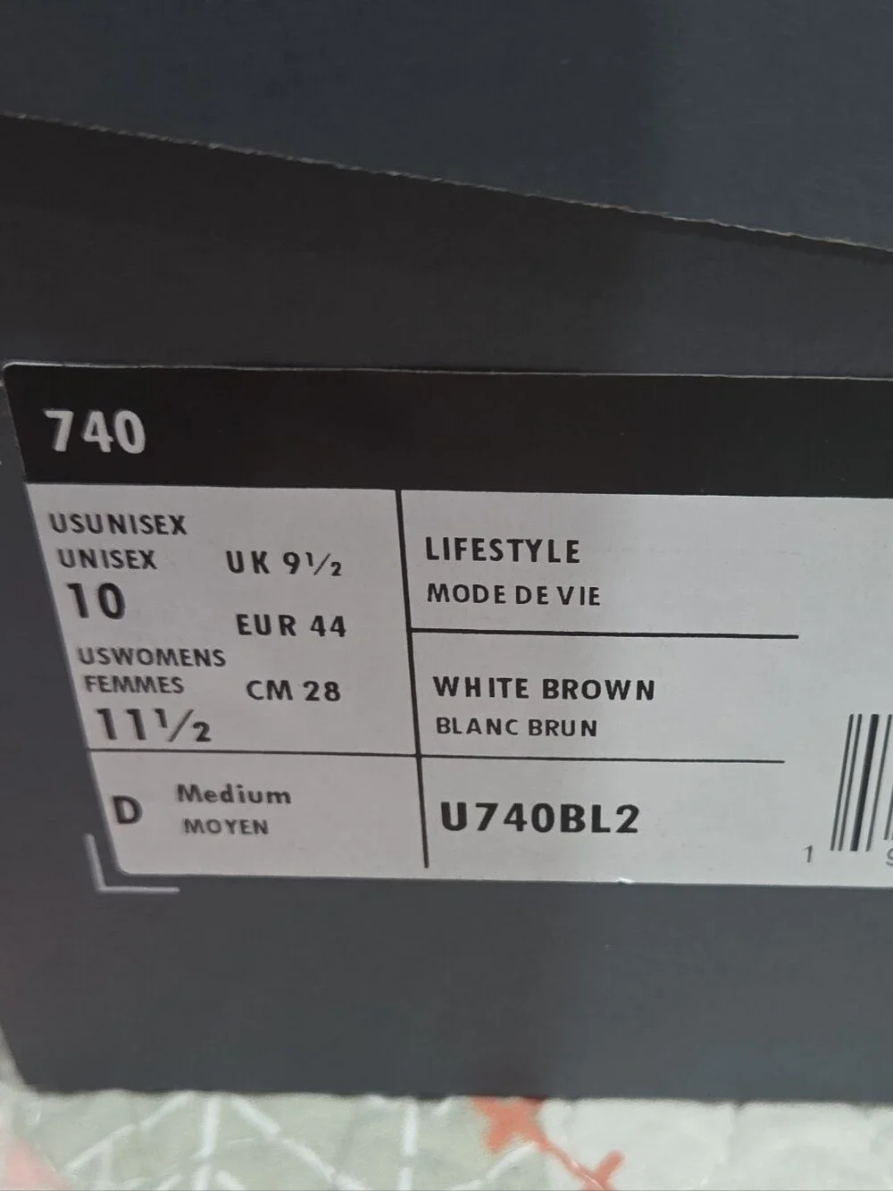 New Balance Unixes Light Blue, White and Gray Athletic Sneakers